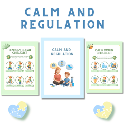 Autism Visual Checklist – Daily Routine & Behavior Support (Printable PDF)
