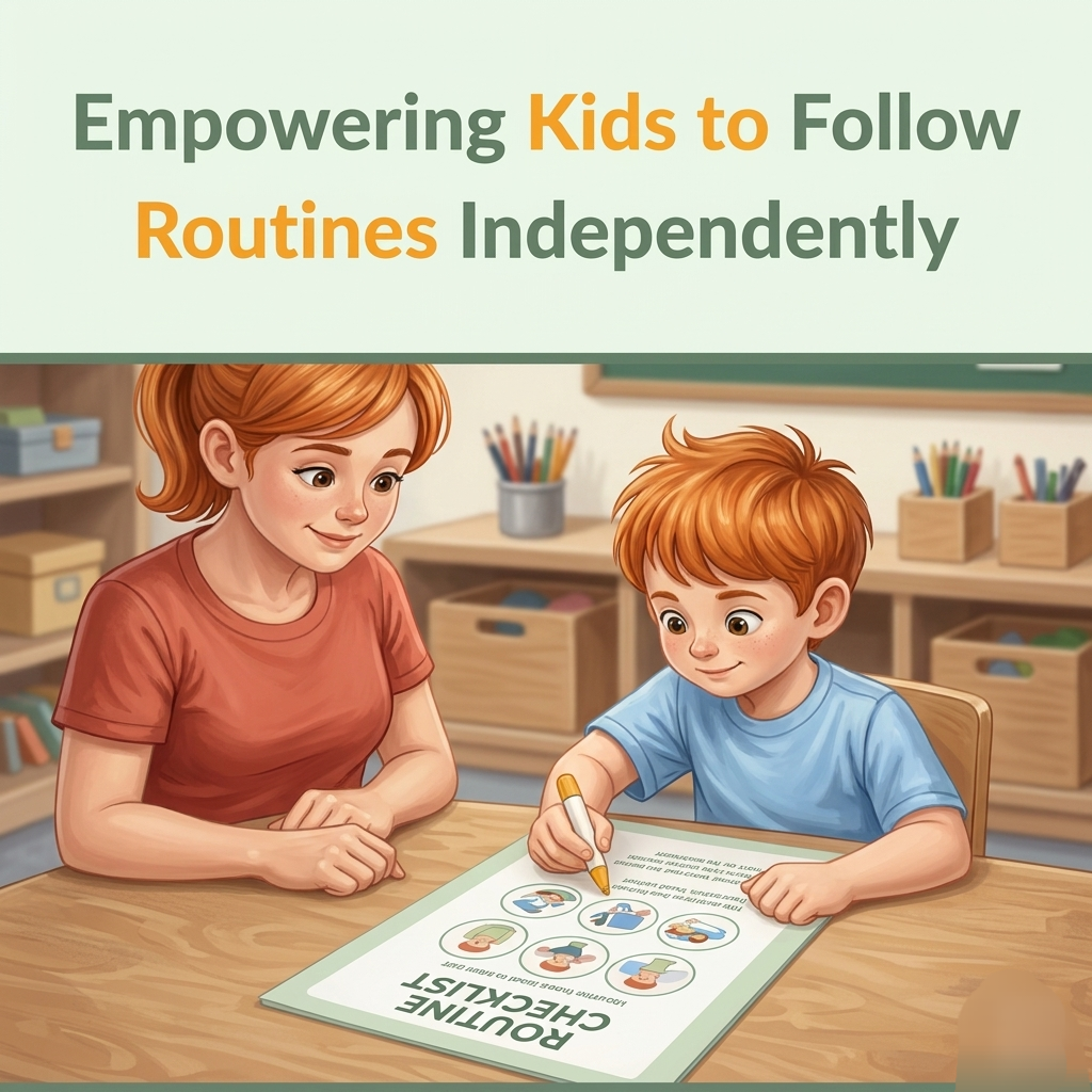 Autism Visual Checklist – Daily Routine & Behavior Support (Printable PDF)