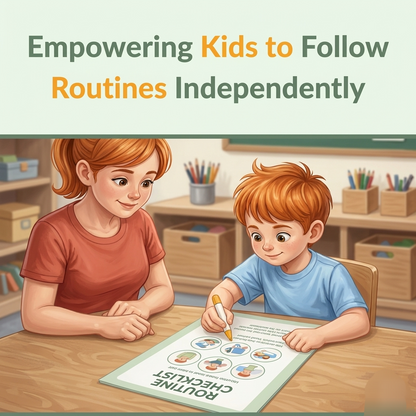 Autism Visual Checklist – Daily Routine & Behavior Support (Printable PDF)
