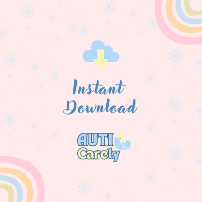 6-Second Reset Cards for Autism & ADHD | Calm Meltdown Prevention Visual System | visual supports