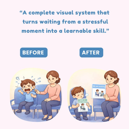 Autism & ADHD Waiting Skills Cards For Calm Transitions & Reduced Anxiety (Printable)