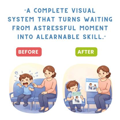 Autism & ADHD Waiting Skills Cards For Calm Transitions & Reduced Anxiety (Printable)