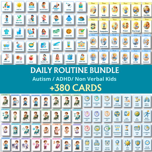 The Ultimate Autism Visual Support Bundle – 4 Powerful Tools That Turn Daily Chaos Into Calm Routines