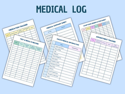 Autism Care Progress Planner with Visual Cards (Printable & Digital)