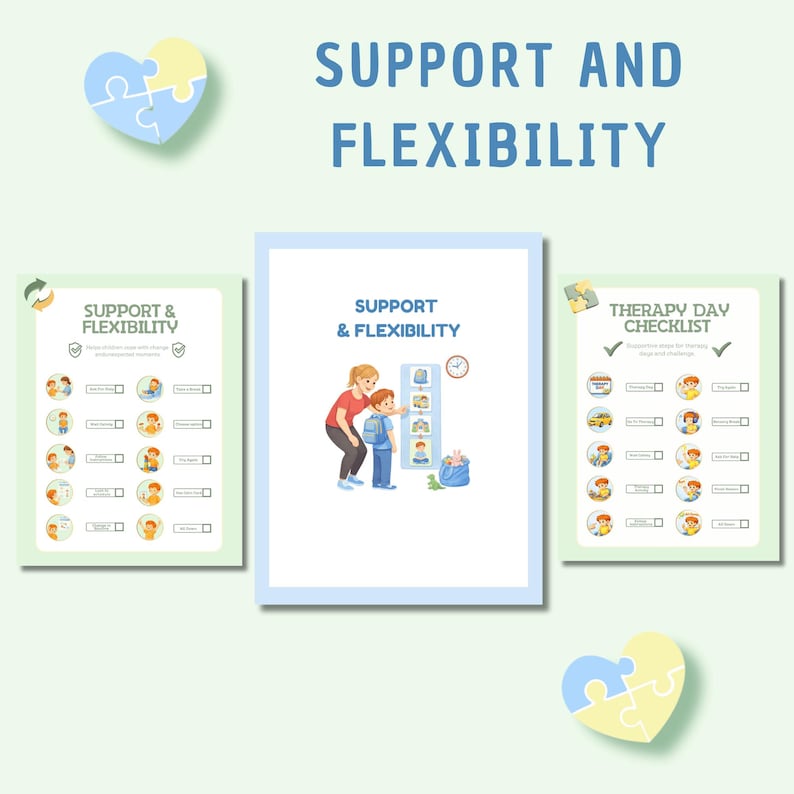 Autism Visual Checklist – Daily Routine & Behavior Support (Printable PDF)