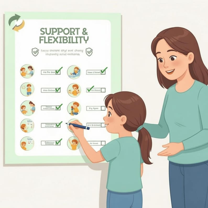 Autism Visual Checklist – Daily Routine & Behavior Support (Printable PDF)