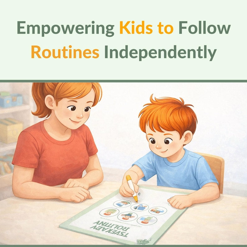 Autism Visual Checklist – Daily Routine & Behavior Support (Printable PDF)