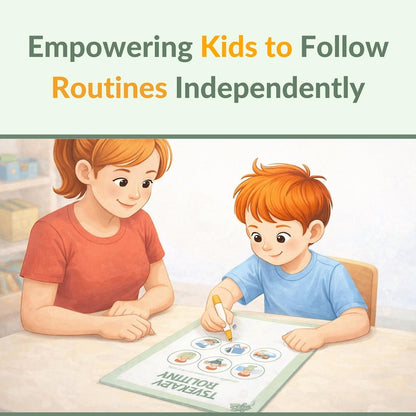 Autism Visual Checklist – Daily Routine & Behavior Support (Printable PDF)