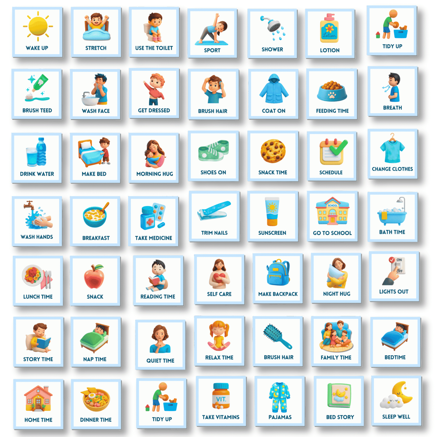 Your Child Refuses,Shutdown & Melts Down!! Give them the clarity that will finally bring them peace | The most powerful visual support system for autism & ADHD| Printable routine cards