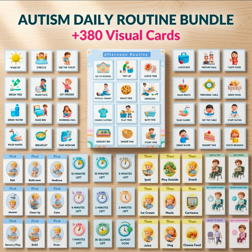 Your Child Refuses,Shutdown & Melts Down!! Give them the clarity that will finally bring them peace | The most powerful visual support system for autism & ADHD| Printable routine cards