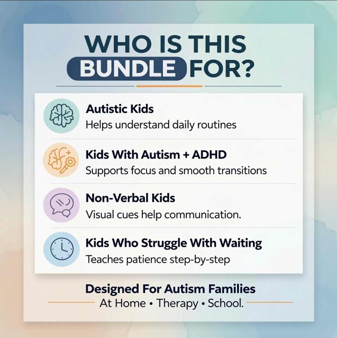 Your Child Refuses,Shutdown & Melts Down!! Give them the clarity that will finally bring them peace | The most powerful visual support system for autism & ADHD| Printable routine cards