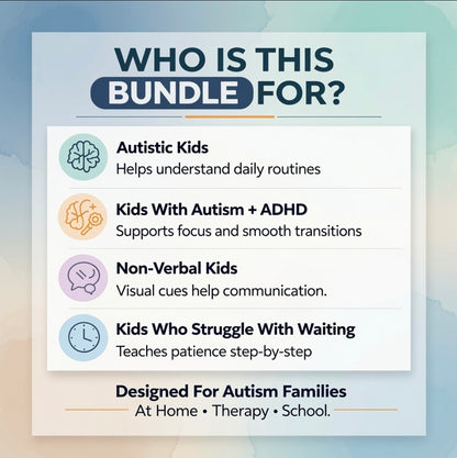 Your Child Refuses,Shutdown & Melts Down!! Give them the clarity that will finally bring them peace | The most powerful visual support system for autism & ADHD| Printable routine cards